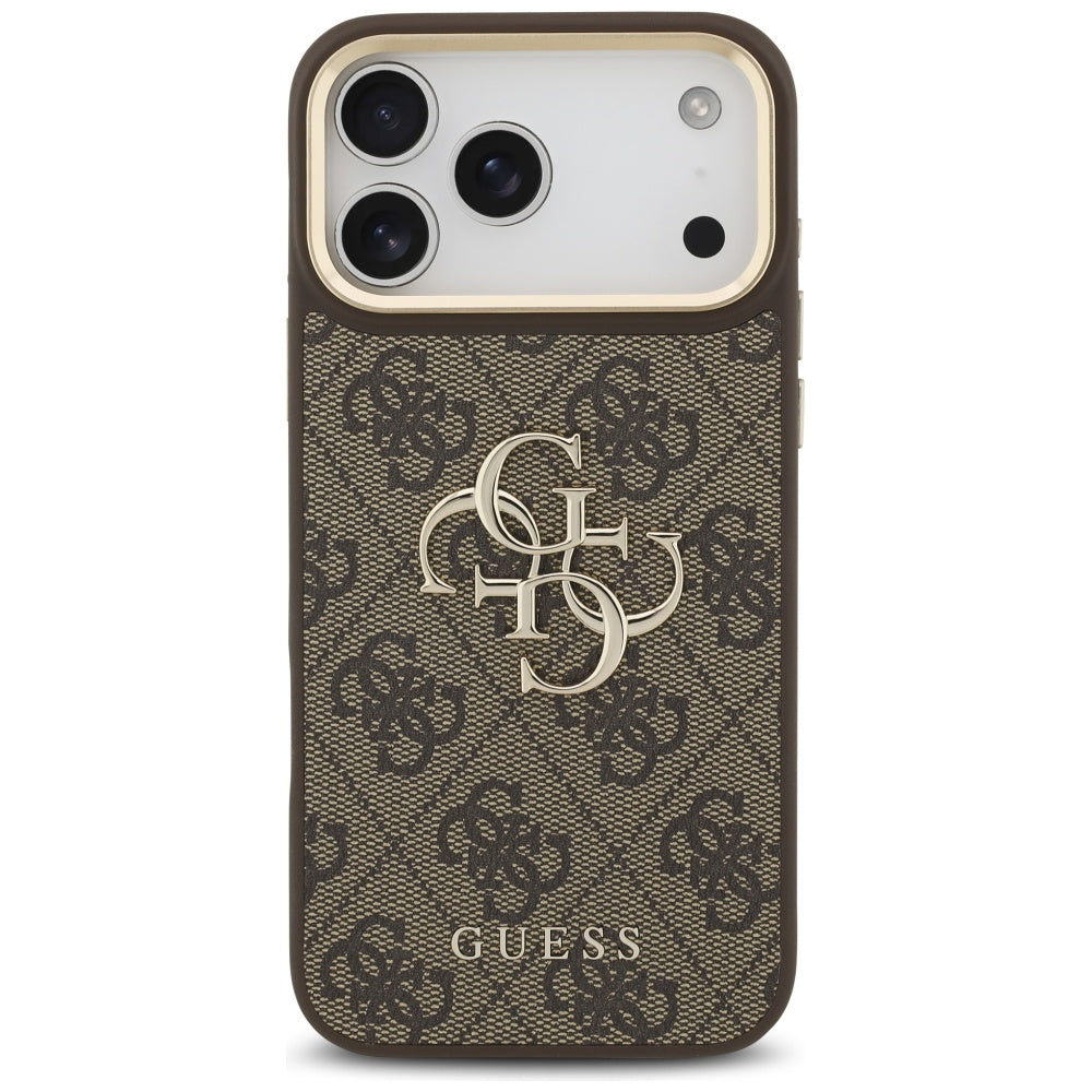 Futrola za Apple iPhone 17 Pro Max, Guess, Big 4G Classic Logo with Big Strap, Smeđa
