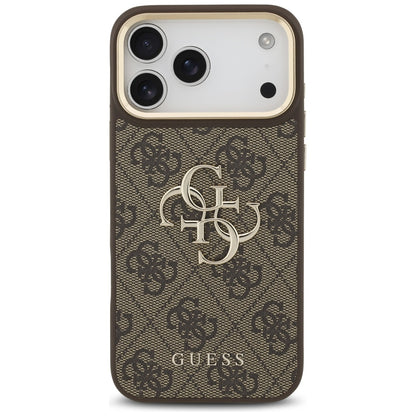 Futrola za Apple iPhone 17 Pro Max, Guess, Big 4G Classic Logo with Big Strap, Smeđa