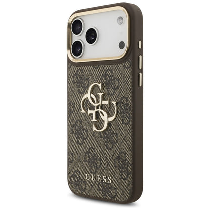 Futrola za Apple iPhone 17 Pro Max, Guess, Big 4G Classic Logo with Big Strap, Smeđa