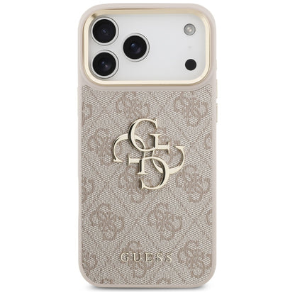 Futrola za Apple iPhone 17 Pro Max, Guess, Big 4G Classic Logo with Big Strap, Roza