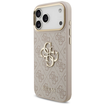 Futrola za Apple iPhone 17 Pro Max, Guess, Big 4G Classic Logo with Big Strap, Roza