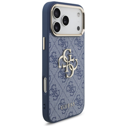 Futrola za Apple iPhone 17 Pro Max, Guess, Big 4G Logo Classic, Zlatno plava