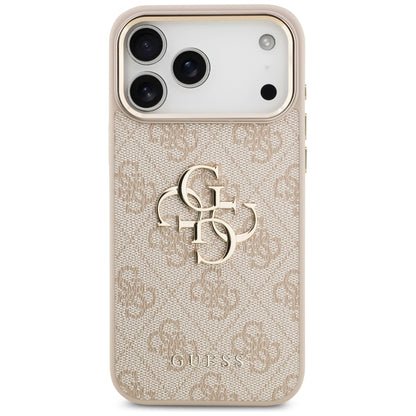 Futrola za Apple iPhone 17 Pro Max, Guess, Big 4G Logo Classic, Zlatno Roza