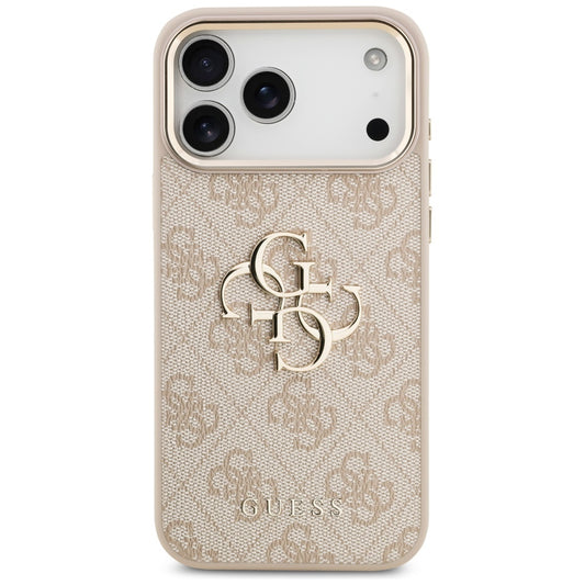 Futrola za Apple iPhone 17 Pro Max, Guess, Big 4G Logo Classic, Zlatno Roza
