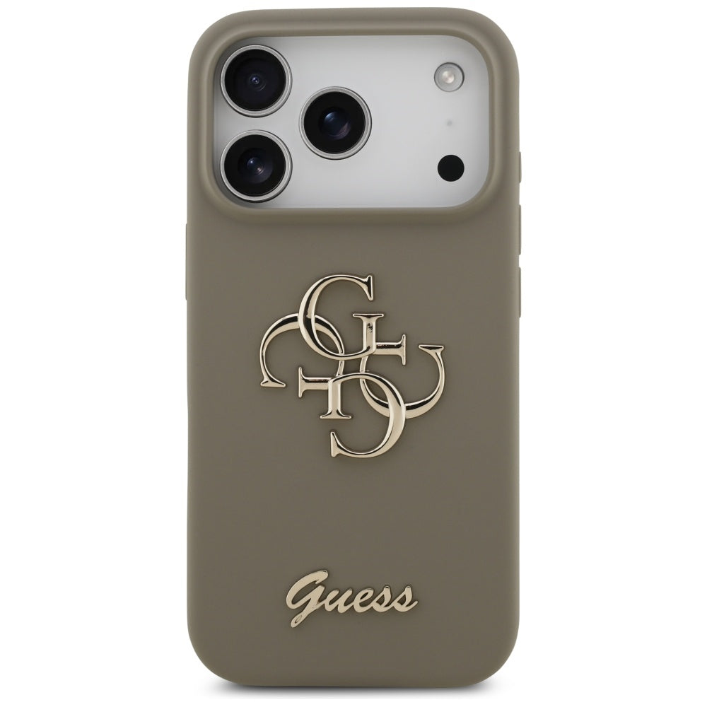 Futrola za Apple iPhone 17 Pro Max, Guess, Big 4G Script, Smeđa