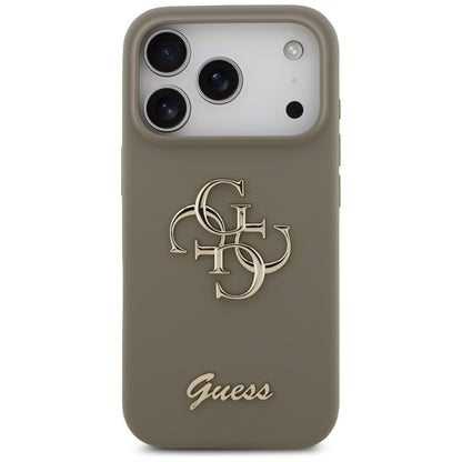Futrola za Apple iPhone 17 Pro Max, Guess, Big 4G Script, Smeđa