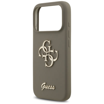 Futrola za Apple iPhone 17 Pro Max, Guess, Big 4G Script, Smeđa