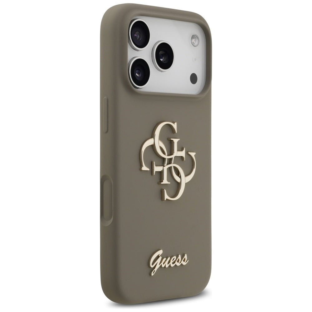 Futrola za Apple iPhone 17 Pro Max, Guess, Big 4G Script, Smeđa