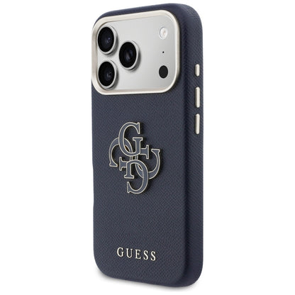 Futrola za Apple iPhone 17 Pro Max, Guess, Resin Logo, Plava