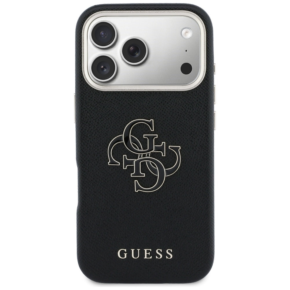 Futrola za Apple iPhone 17 Pro Max, Guess, Resin Logo, Crna