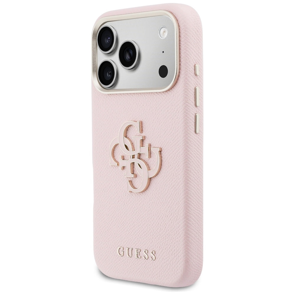 Futrola za Apple iPhone 17 Pro Max, Guess, Resin Logo, Roza