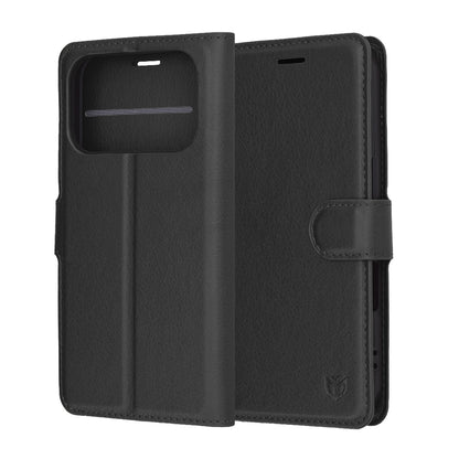 Futrola za Apple iPhone 17 Pro Max, Techsuit, Leather Folio, Crna