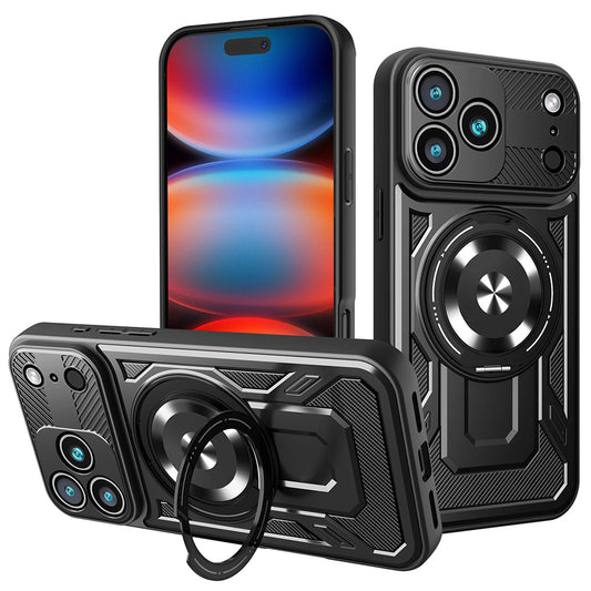 Futrola za Apple iPhone 17 Pro Max, Techsuit, RuggedCam, Crna