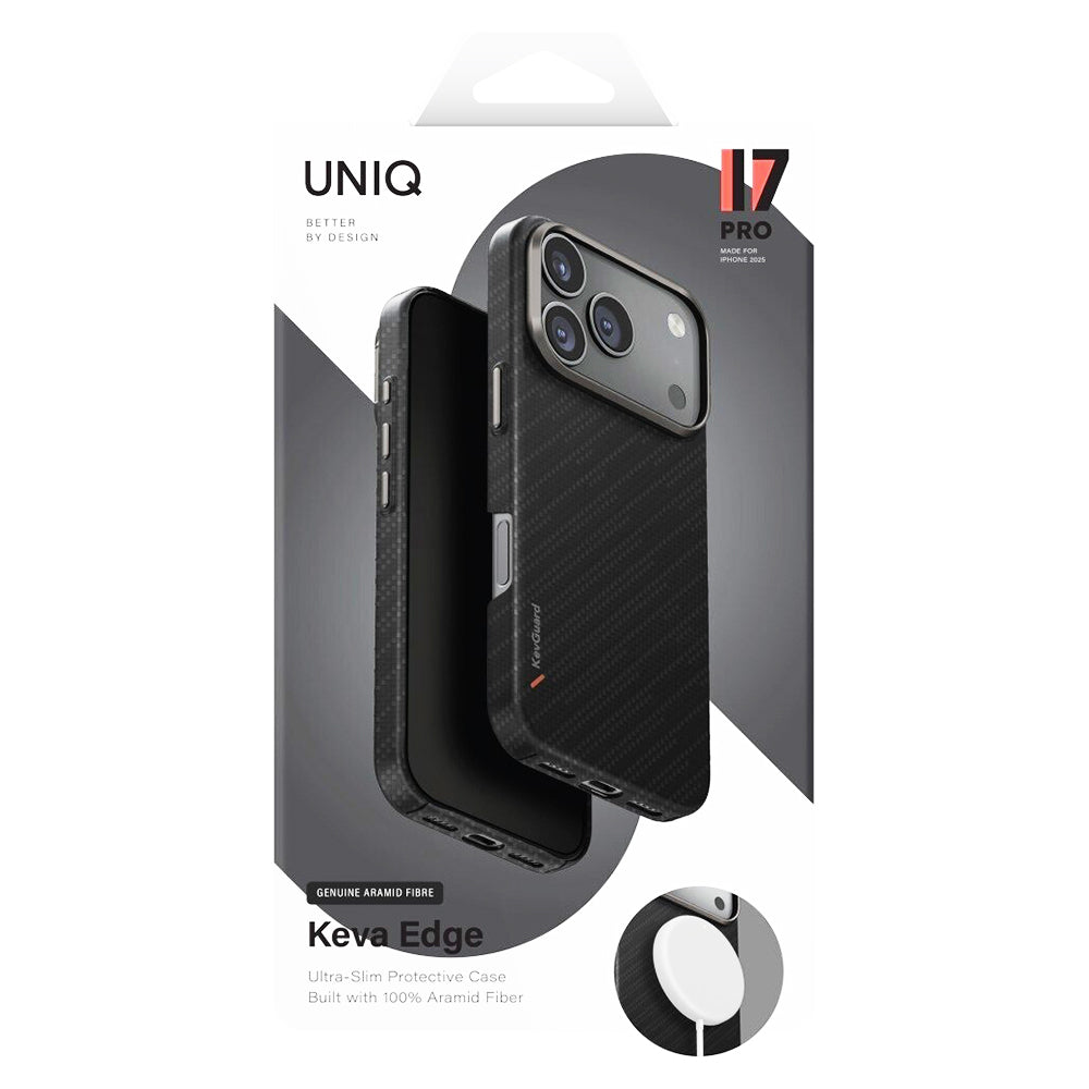 MagSafe futrola za Apple iPhone 17 Pro Max, UNIQ, Keva MagClick, Crna