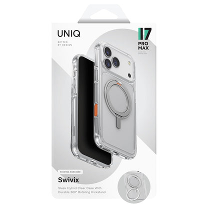 Futrola za Apple iPhone 17 Pro Max, UNIQ, Swivix, Srebrna