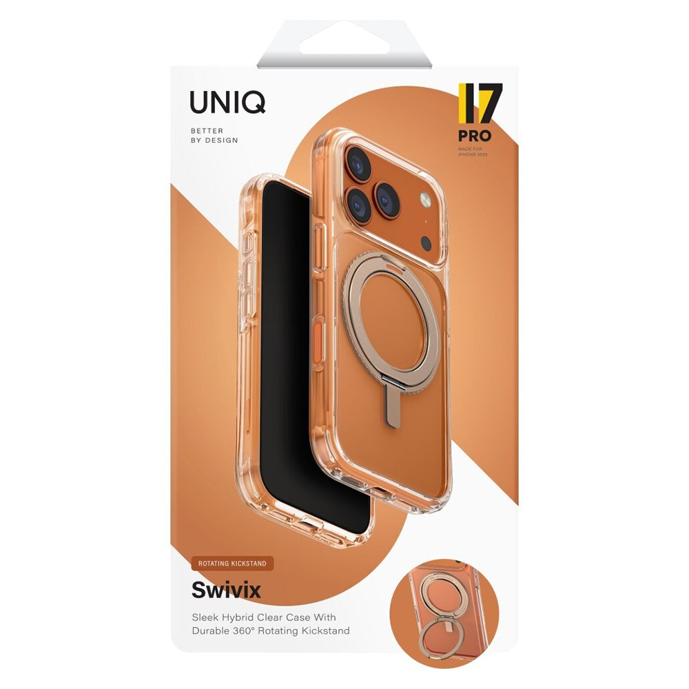 Futrola za Apple iPhone 17 Pro Max, UNIQ, Swivix, Zlatna