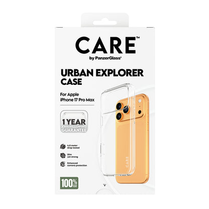 Futrola za Apple iPhone 17 Pro, PanzerGlass, Care Urban Explorer, Prozirna