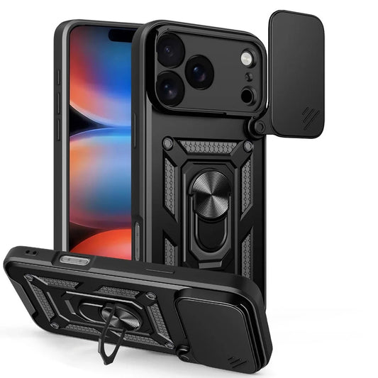 Futrola za Apple iPhone 17 Pro, Techsuit, CamShield, Crna