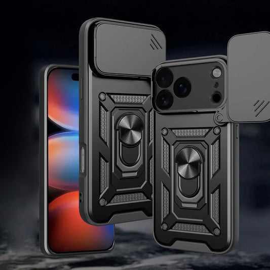 Futrola za Apple iPhone 17 Pro, Techsuit, CamShield, Crna