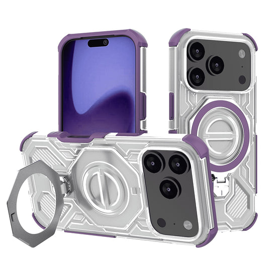 Futrola za Apple iPhone 17 Pro, Techsuit, Carbon Shield Pro, Ljubičasta