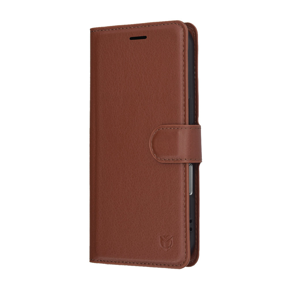 Futrola za Apple iPhone 17 Pro, Techsuit, Leather Folio, Smeđa