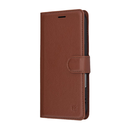 Futrola za Apple iPhone 17 Pro, Techsuit, Leather Folio, Smeđa