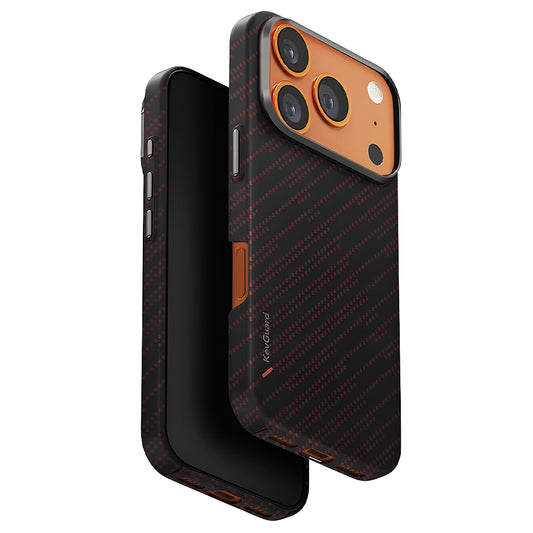 Futrola MagSafe za Apple iPhone 17 Pro, UNIQ, Keva MagClick, Crna Crvena