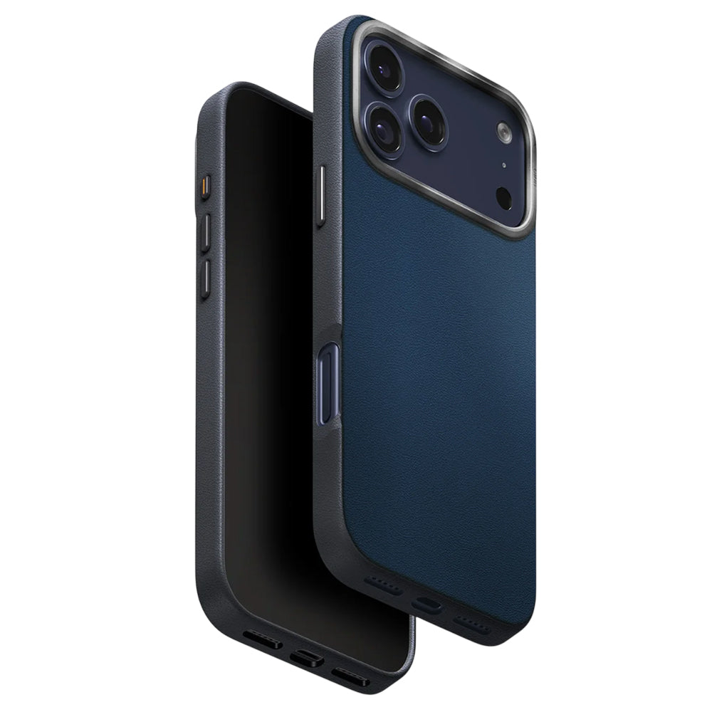 Futrola za Apple iPhone 17 Pro, UNIQ, Lyden Leatherette, Crno plava