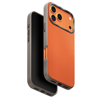 Futrola za Apple iPhone 17 Pro, UNIQ, Lyden Leatherette, Bež Narančasta