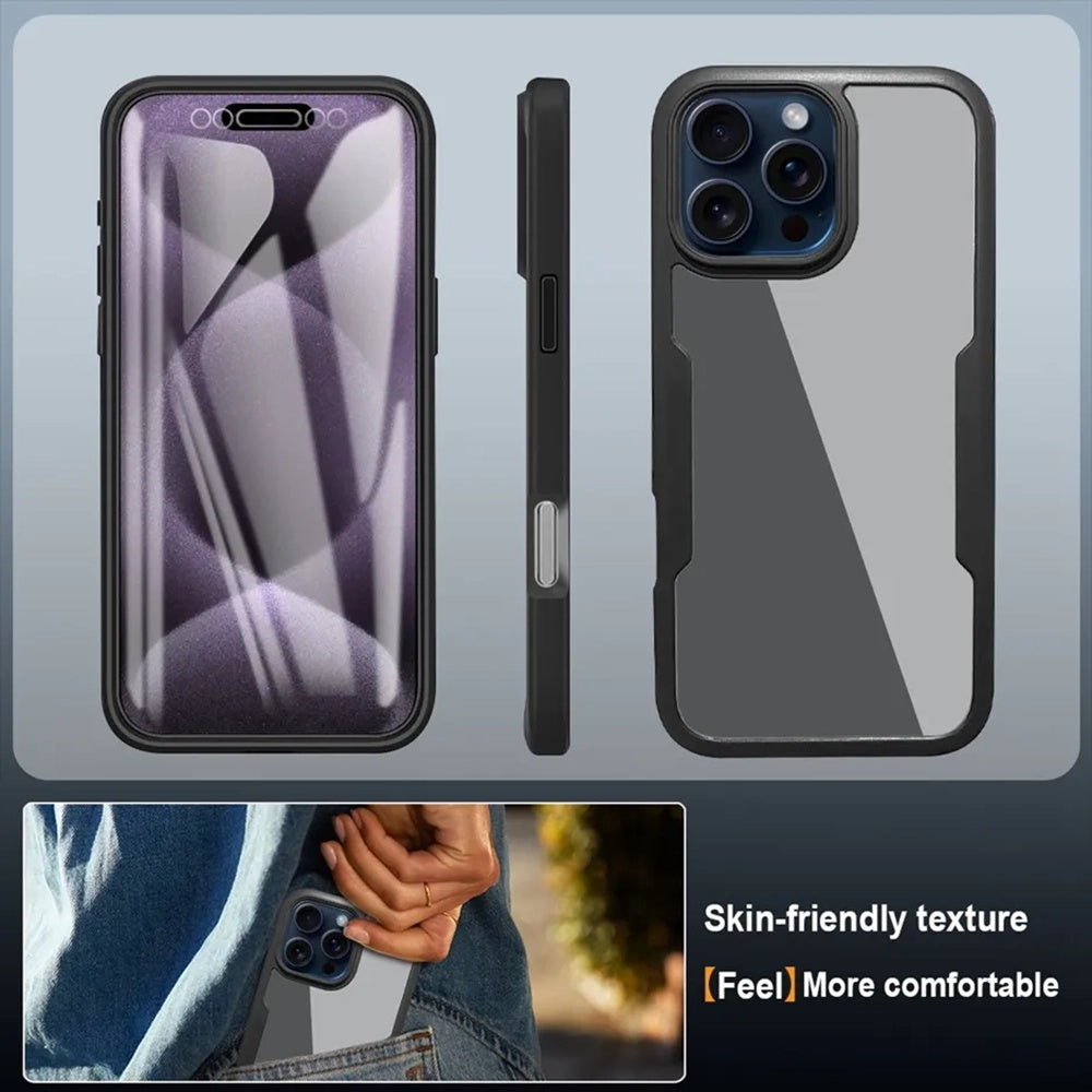 Futrola za Apple iPhone 17, Techsuit, ColorVerse 360, Crna
