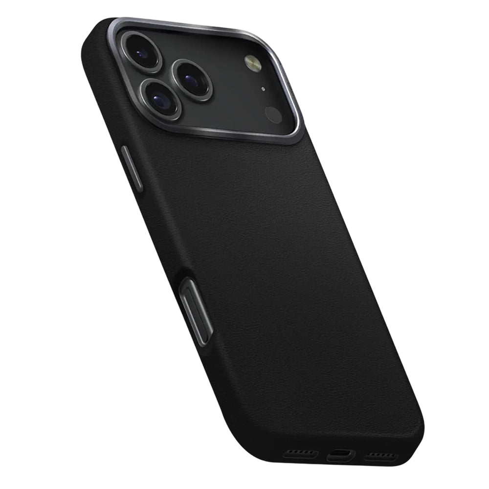 Maska za Apple iPhone 17, UNIQ, Lyden Leatherette, Crna