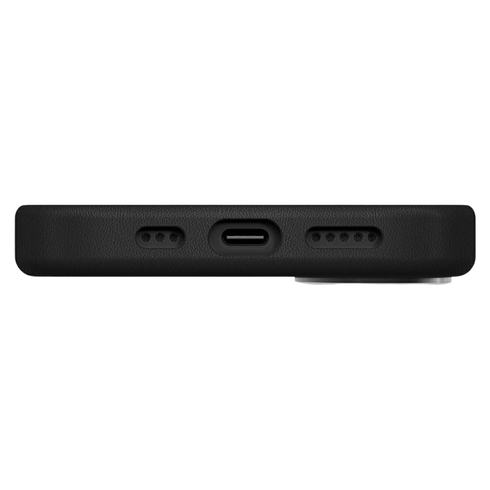Maska za Apple iPhone 17, UNIQ, Lyden Leatherette, Crna