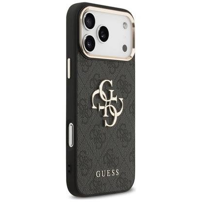 Maska za Apple iPhone 18 Pro / 17 Pro, Guess, 4G Big Classic Logo, Crna