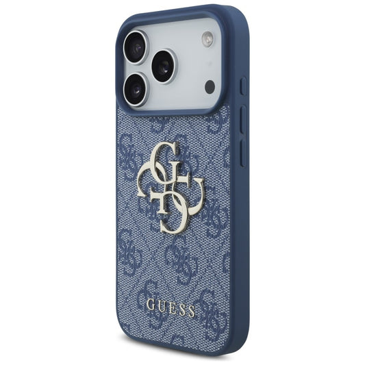 Maska za Apple iPhone 18 Pro / 17 Pro, Guess, 4G Big Logo, Plava