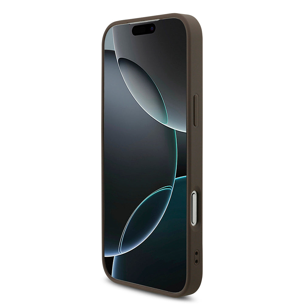 Maska za Apple iPhone 18 Pro / 17 Pro, Guess, 4G Big Logo, Smeđa