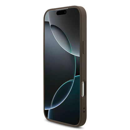 Maska za Apple iPhone 18 Pro / 17 Pro, Guess, 4G Big Logo, Smeđa