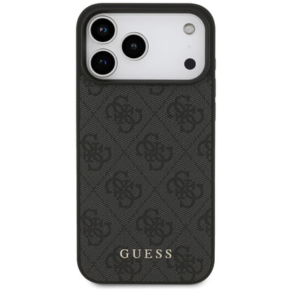 Maska za Apple iPhone 18 Pro / 17 Pro, Guess, 4G Classic Logo, Crna
