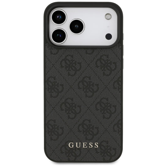 Maska za Apple iPhone 18 Pro / 17 Pro, Guess, 4G Classic Logo, Crna