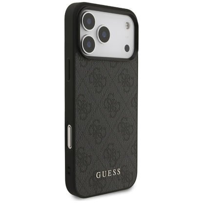 Maska za Apple iPhone 18 Pro / 17 Pro, Guess, 4G Classic Logo, Crna