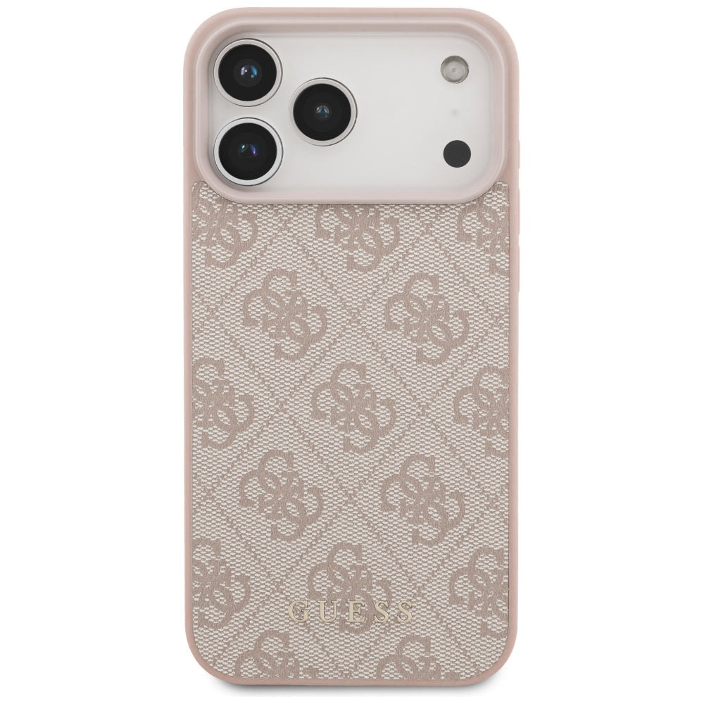 Maska za Apple iPhone 18 Pro / 17 Pro, Guess, 4G Classic Logo, Roza