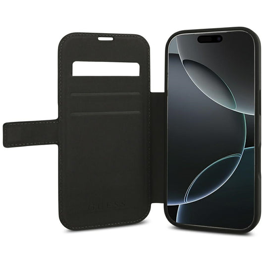 Maska za Apple iPhone 18 Pro / 17 Pro, Guess, 4G Metal Logo, Crna
