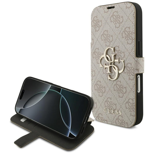 Maska za Apple iPhone 18 Pro / 17 Pro, Guess, 4G Metal Logo, Roza