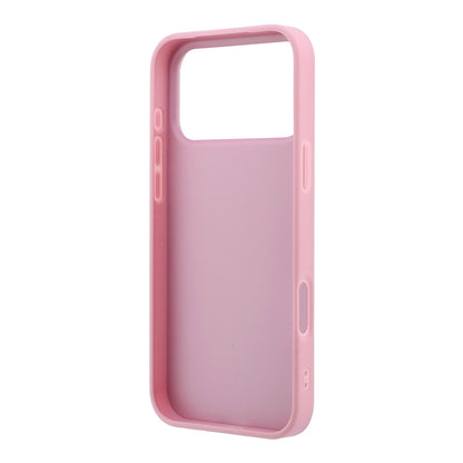 Maska za Apple iPhone 18 Pro / 17 Pro, Guess, Fixed Glitter Big 4G, Roza