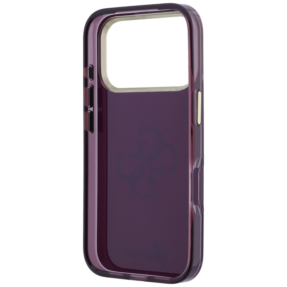 Maska za Apple iPhone 18 Pro / 17 Pro, Guess, IML 4G Metal Script, Bordo