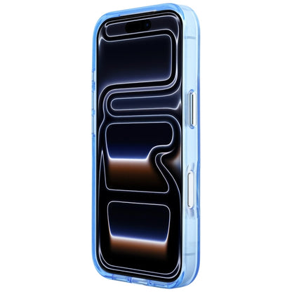 Maska za Apple iPhone 18 Pro / 17 Pro, Karl Lagerfeld, IML Big Signature Resin Logo and Metal Frame, Plava