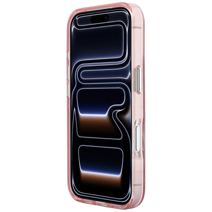 Maska za Apple iPhone 18 Pro / 17 Pro, Karl Lagerfeld, IML Big Signature Resin Logo and Metal Frame, Roza