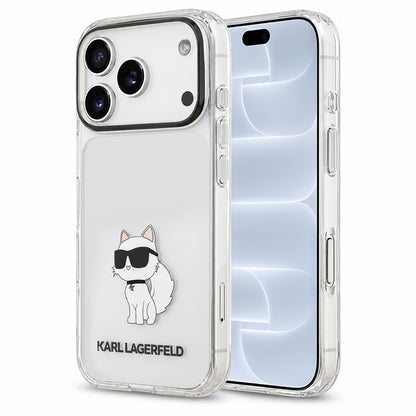 Maska za Apple iPhone 18 Pro / 17 Pro, Karl Lagerfeld, IML Choupette NFT, prozirna