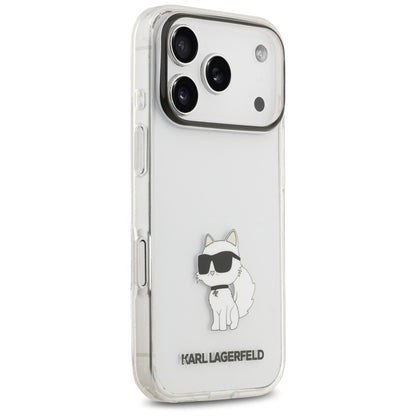 Maska za Apple iPhone 18 Pro / 17 Pro, Karl Lagerfeld, IML Choupette NFT, prozirna