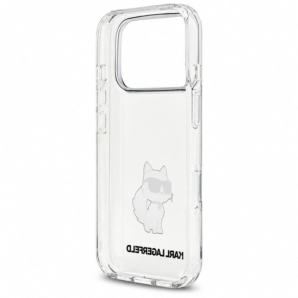 Maska za Apple iPhone 18 Pro / 17 Pro, Karl Lagerfeld, IML Choupette NFT, prozirna