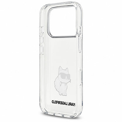 Maska za Apple iPhone 18 Pro / 17 Pro, Karl Lagerfeld, IML Choupette NFT, prozirna